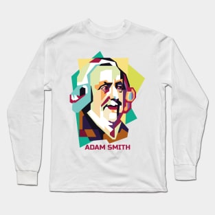 Adam Smith in WPAP Long Sleeve T-Shirt